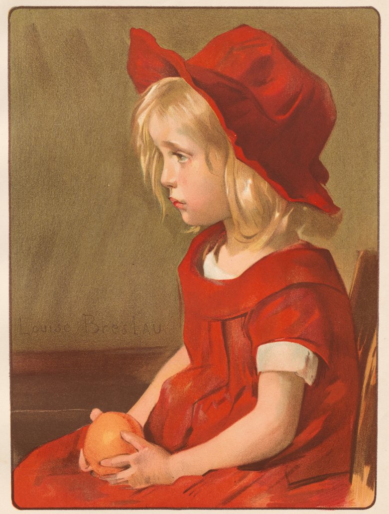 Detail of Fillette à lOrange, 1899 by Louise Breslau