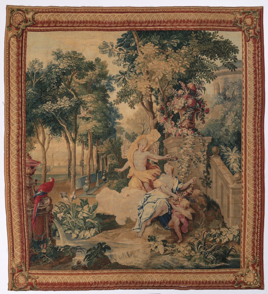 Detail of Flora and Zephyrus, 1704-1731 by Gobelins