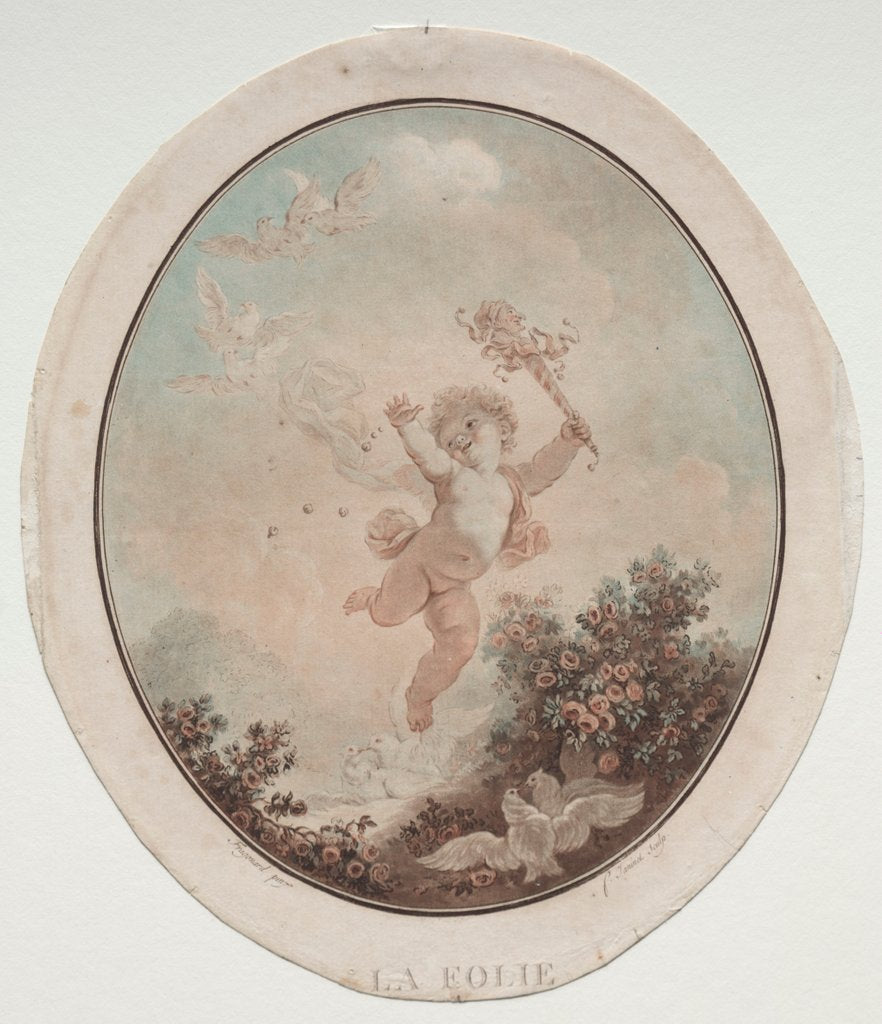 Detail of Folly, 1777 by Jean François Janinet