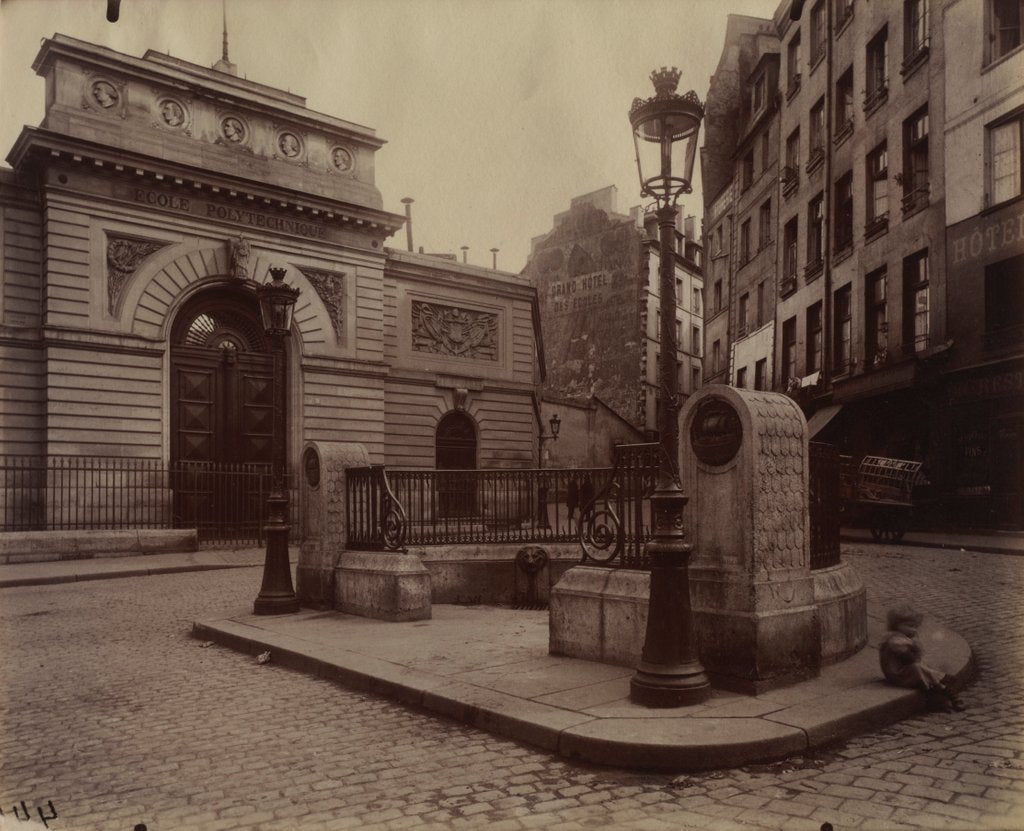 Detail of Fountain of the LÉcole Polytechnique, 1902 by Eugène Atget