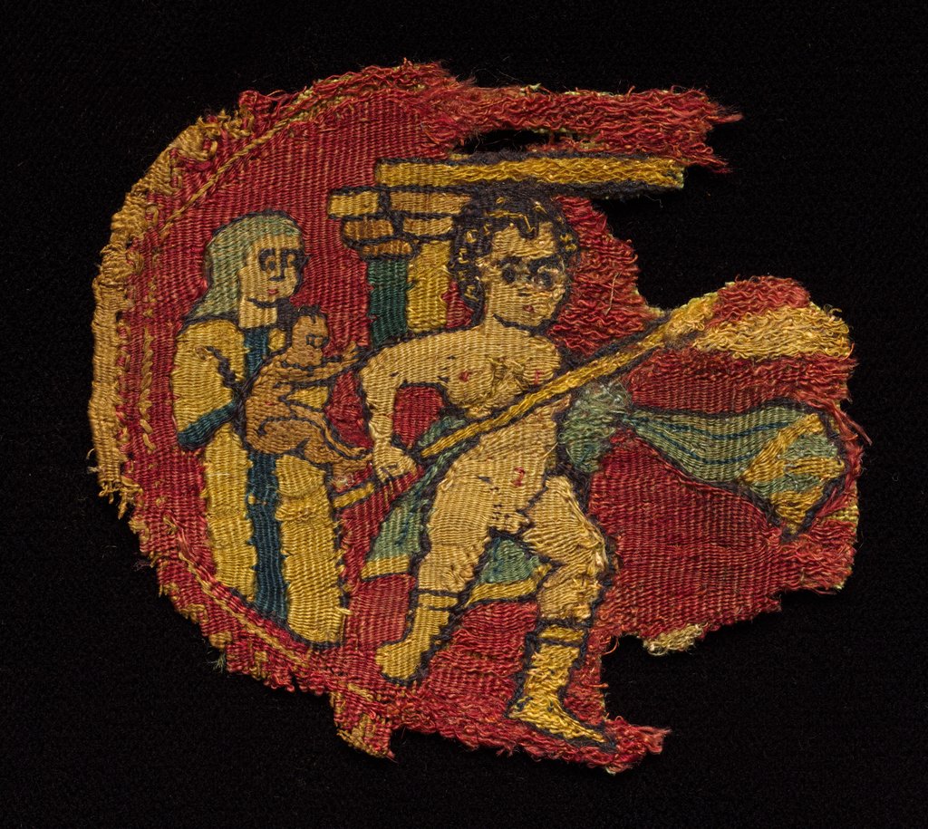 Detail of Four Segmenta from a Tunic, 650 - 750 by Unknown
