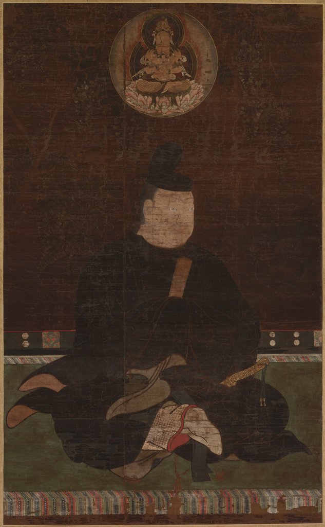 Detail of Fujiwara no Muchimaro, 1200s or 1300s by Unknown