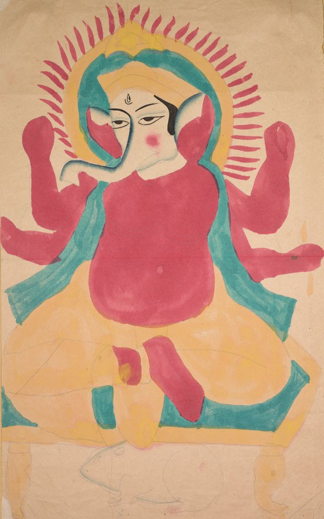 Detail of Ganesha, 1800s by Unknown