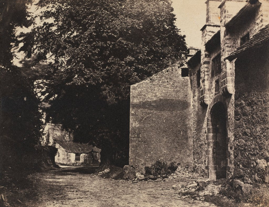 Detail of Gateway to Borwick Hall, Lancashire, 1855 by Rev. John Richardson Major