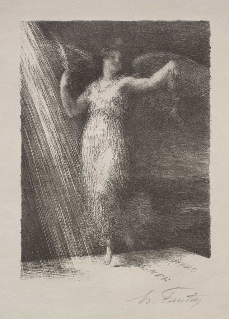 Detail of Glory by Henri Fantin-Latour