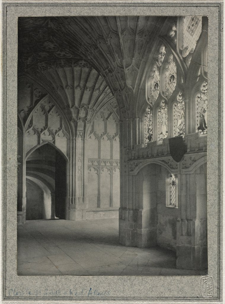 Detail of Gloucester Cathedral - Cloisters: South and West Alleys, c. 1900 by Frederick H. Evans