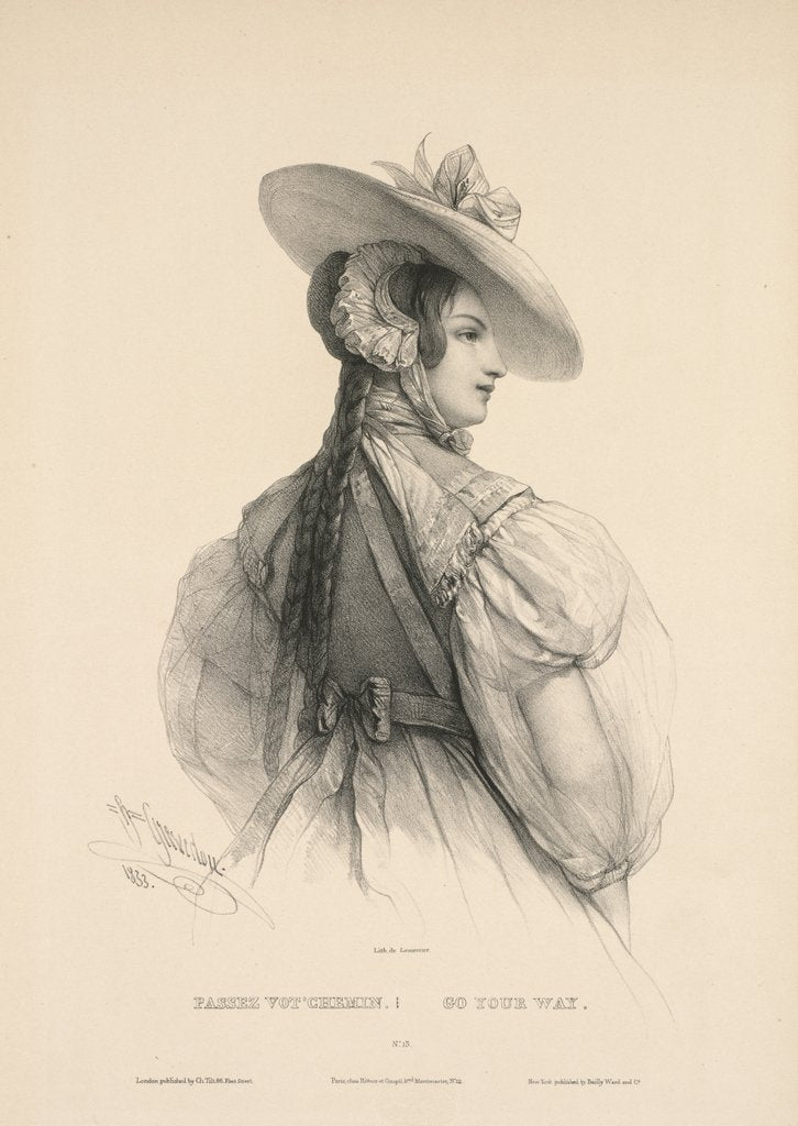 Detail of Go Your Way, 1833 by Henri Grevedon