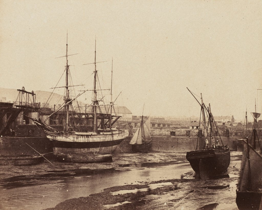 Detail of Harbour, Swansea, Wales, 1855 by Alfred Rosling