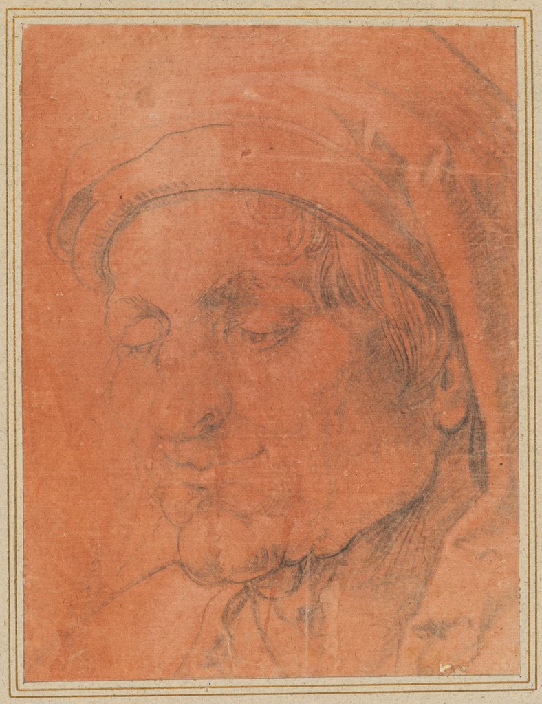 Detail of Head of a Man in a Cap, 16th century by Anonymous; Albrecht Dürer