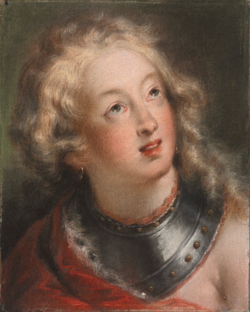 Detail of Head of a Woman, first half 18th century by Rosalba Carriera