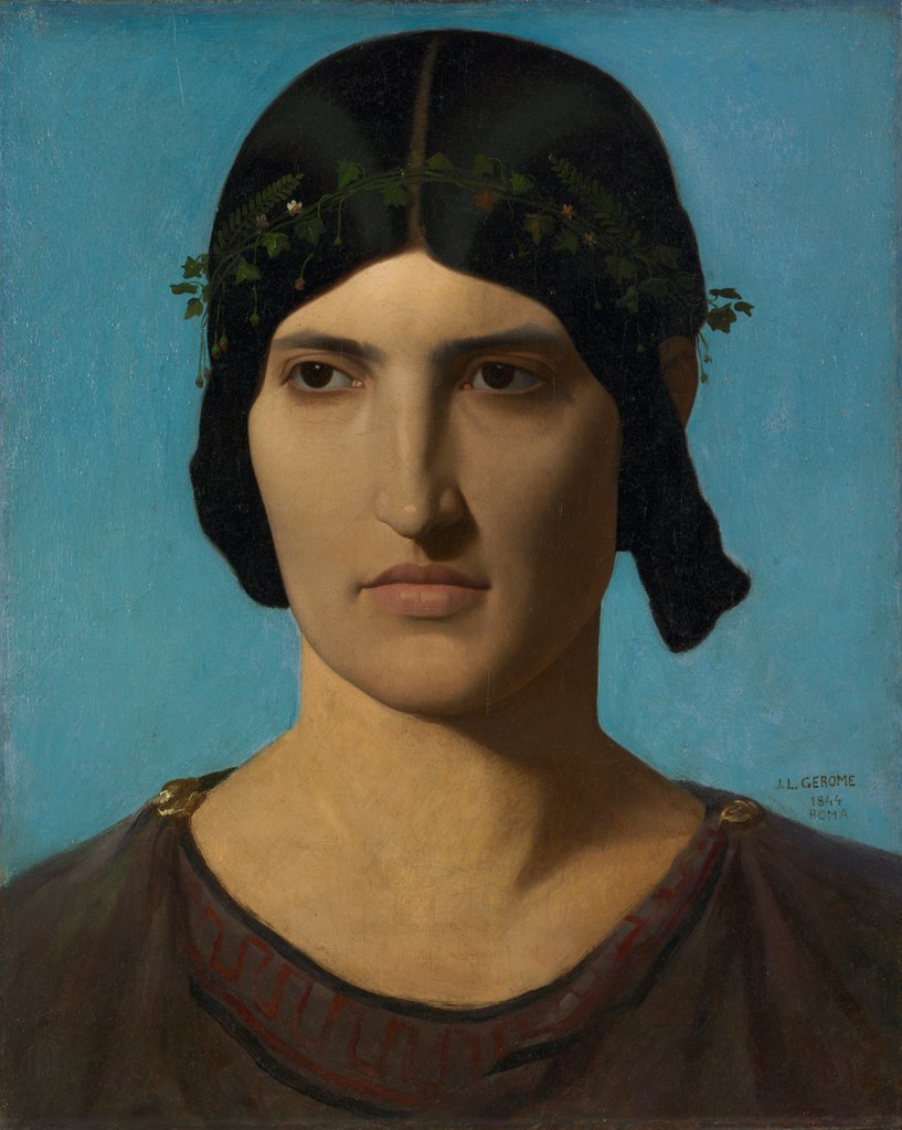 Detail of Head of an Italian Woman, 1847-1860 by Jean-Léon Gérôme