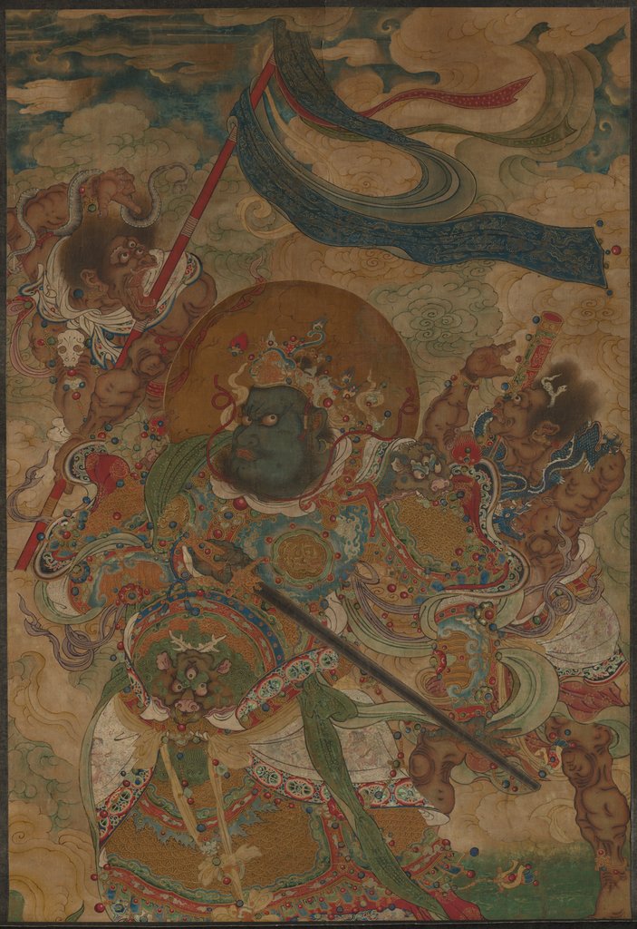 Detail of Heavenly King Virudhaka, 1368-1644 by Unknown