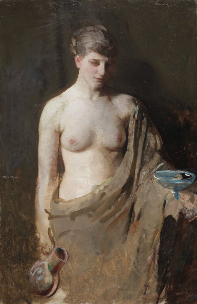Detail of Hebe, c. 1890 by Abbott Handerson Thayer