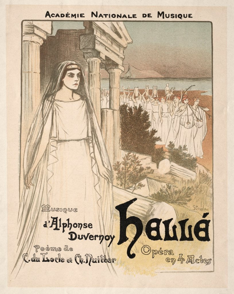 Detail of Hellé - Opéra en 4 actes, 1896 by Théophile Alexandre Steinlen