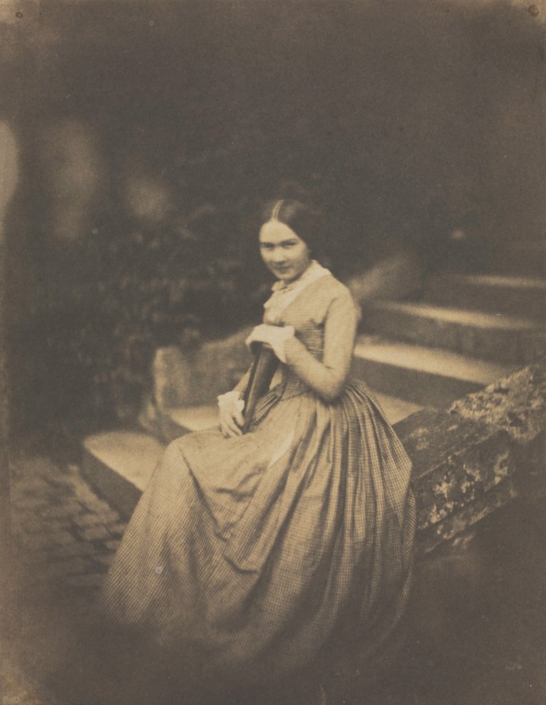 Detail of Henriette Robert, 1852-1853 by Louis-Rémy Robert