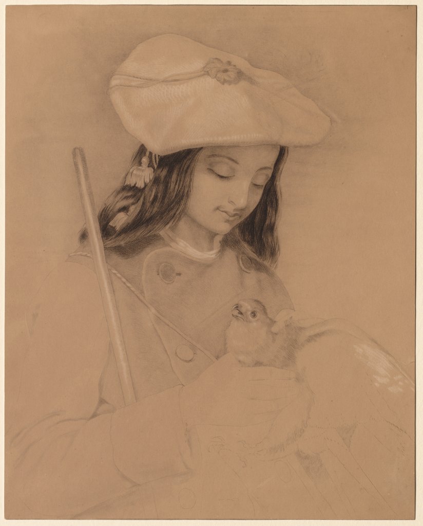 Detail of Highland Lassie by Edwin Henry Landseer