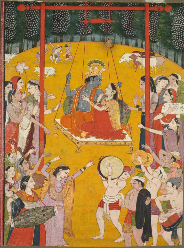 Detail of Hindola Raga, c. 1790-1800 by Unknown