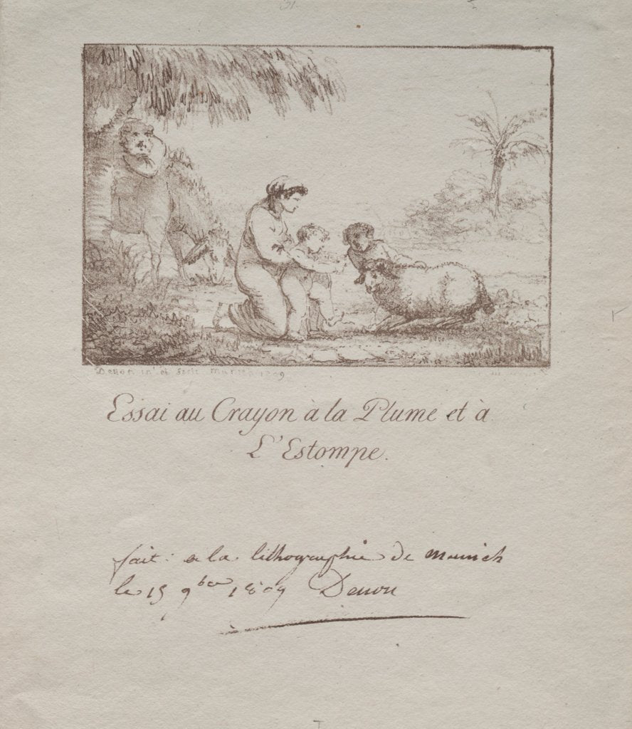 Detail of Holy Family on the Flight into Egypt, 1809 by Dominique Vivant Denon