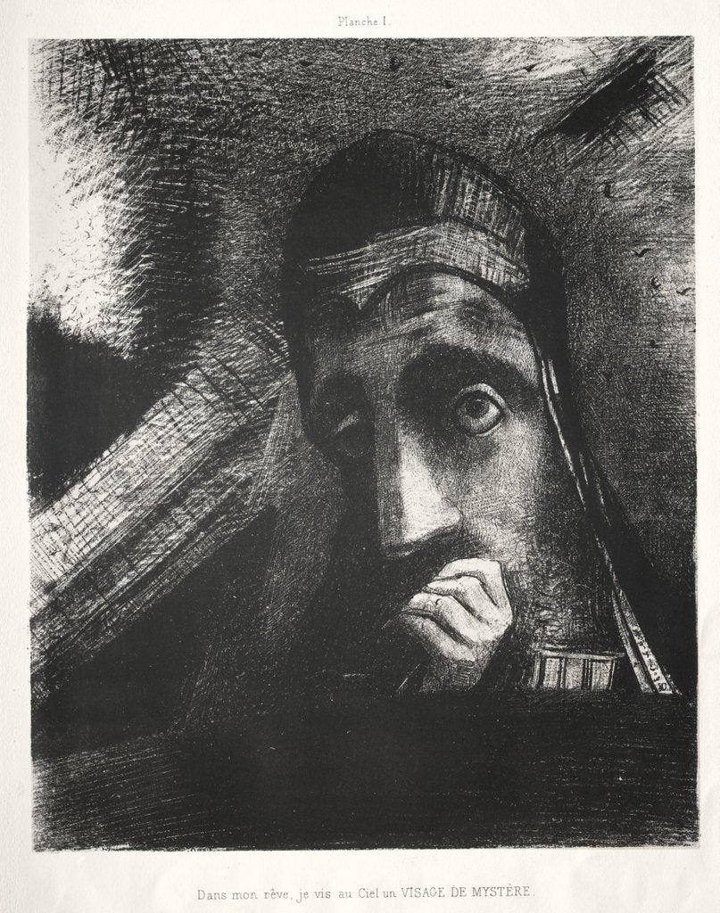 Detail of Homage to Goya, 1885 by Odilon Redon
