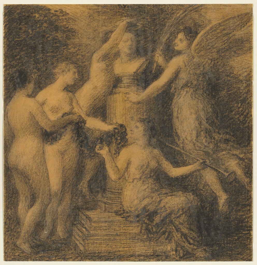 Detail of Homage to Rossini, 1902 by Henri Fantin-Latour