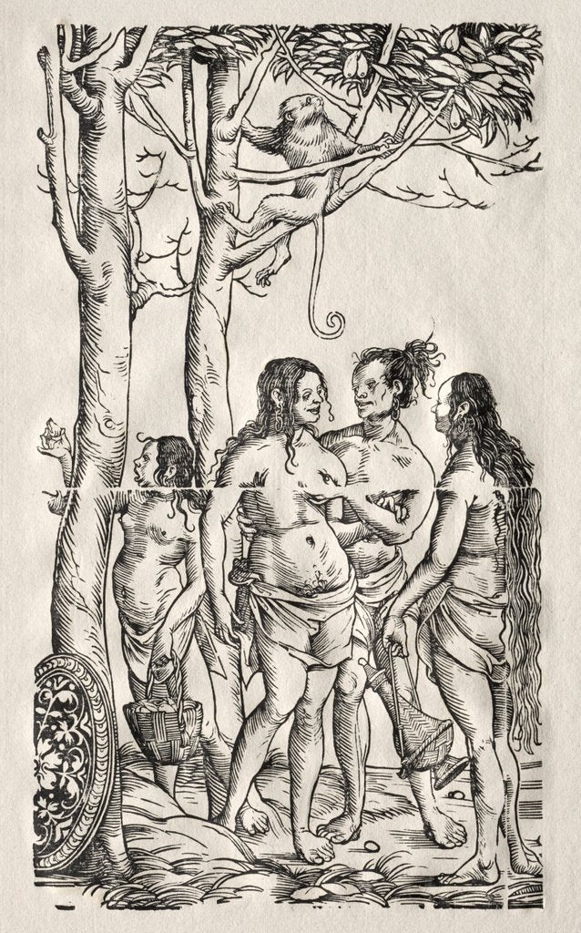 Detail of Hottentots with herd by Hans Burgkmair