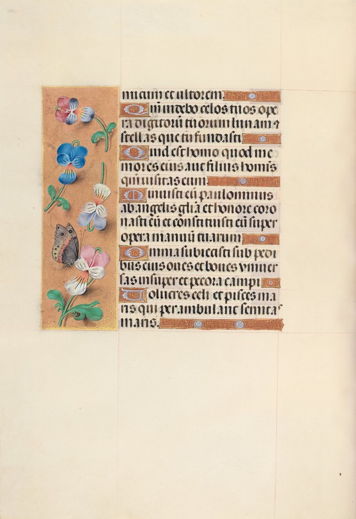 Detail of Hours of Queen Isabella the Catholic, Queen of Spain: Fol. 100v, c. 1500 by Master of the First Prayerbook of Maximillian