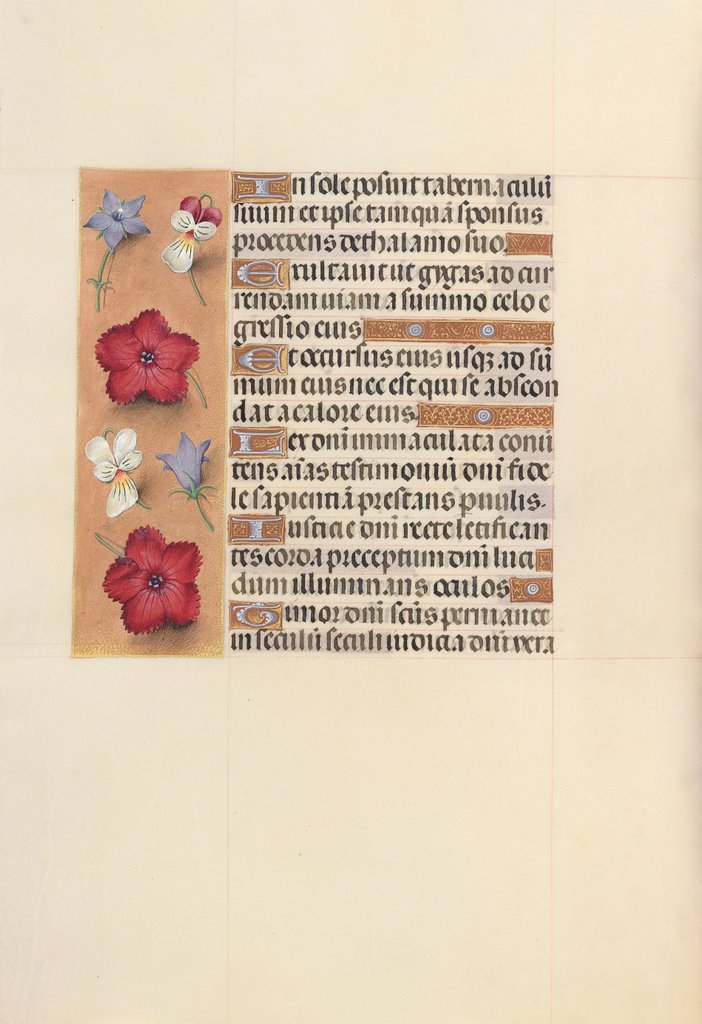 Detail of Hours of Queen Isabella the Catholic, Queen of Spain: Fol. 101v, c. 1500 by Master of the First Prayerbook of Maximillian