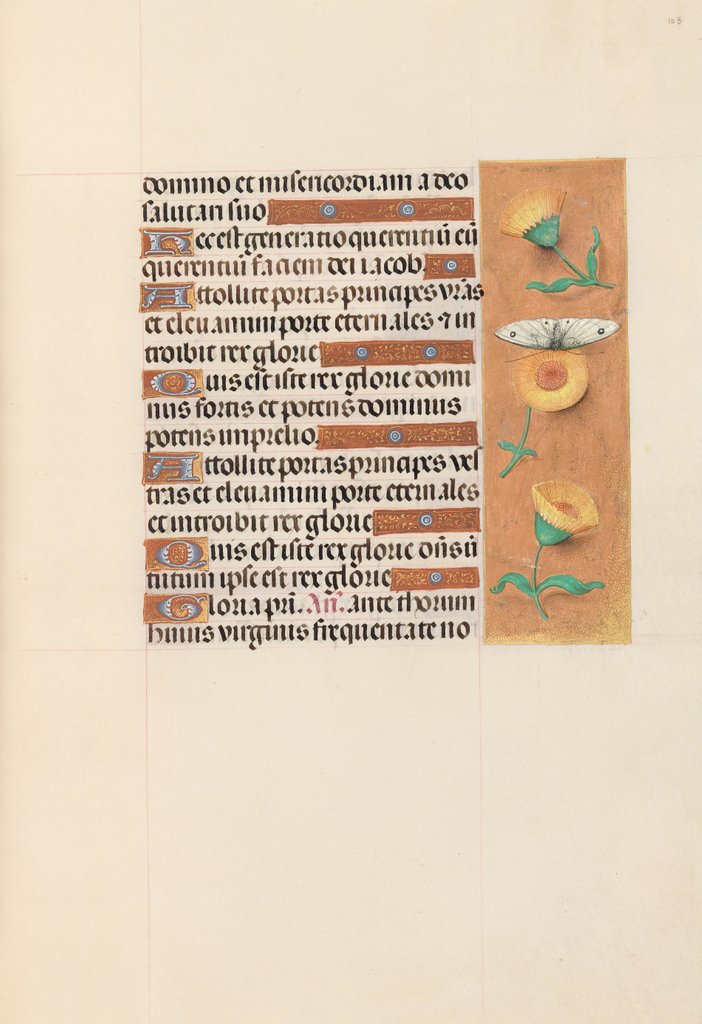 Detail of Hours of Queen Isabella the Catholic, Queen of Spain: Fol. 103r, c. 1500 by Master of the First Prayerbook of Maximillian