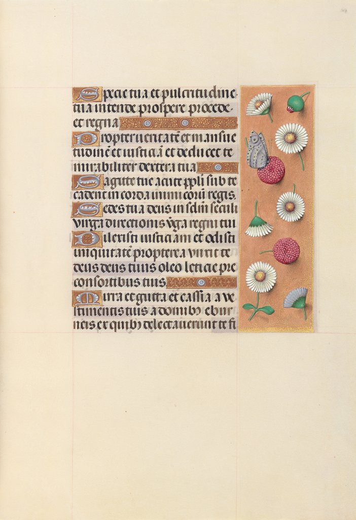 Detail of Hours of Queen Isabella the Catholic, Queen of Spain: Fol. 104r, c. 1500 by Master of the First Prayerbook of Maximillian