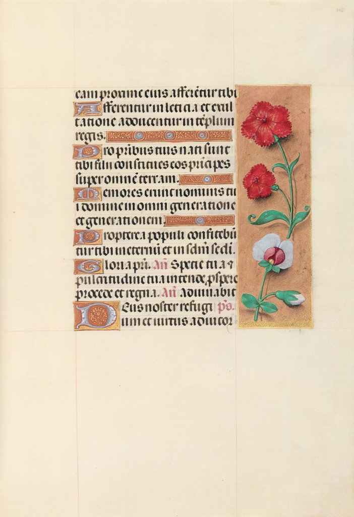 Detail of Hours of Queen Isabella the Catholic, Queen of Spain: Fol. 105r, c. 1500 by Master of the First Prayerbook of Maximillian
