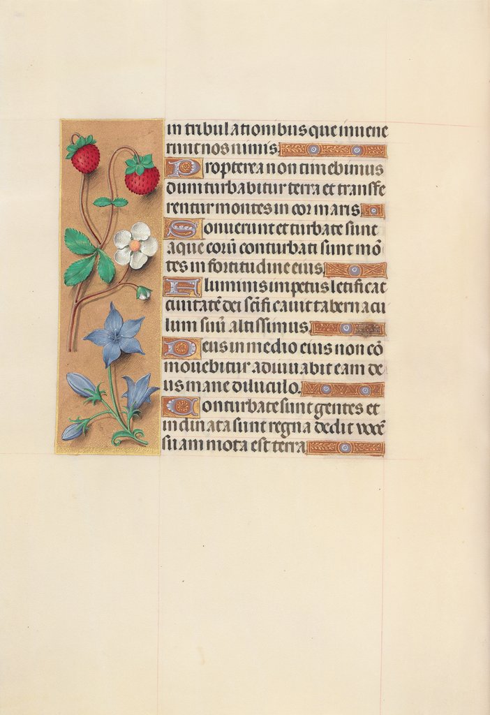 Detail of Hours of Queen Isabella the Catholic, Queen of Spain: Fol. 105v, c. 1500 by Master of the First Prayerbook of Maximillian
