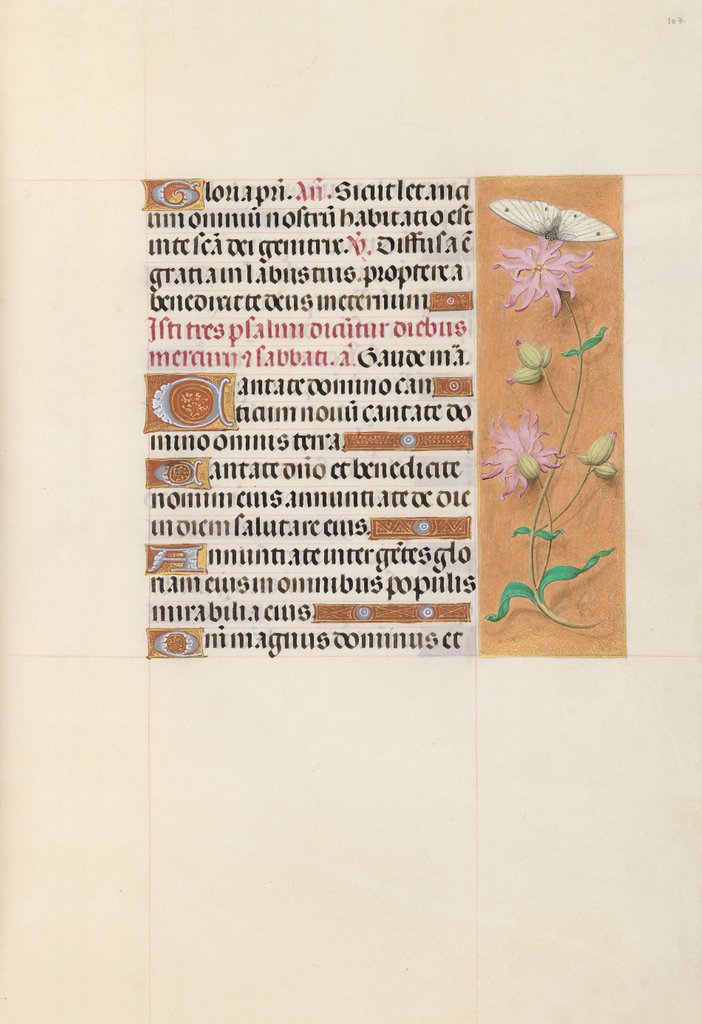 Detail of Hours of Queen Isabella the Catholic, Queen of Spain: Fol. 107r, c. 1500 by Master of the First Prayerbook of Maximillian