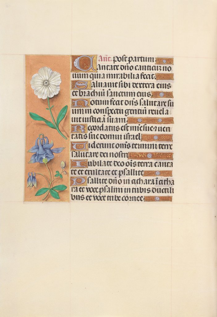 Detail of Hours of Queen Isabella the Catholic, Queen of Spain: Fol. 109v, c. 1500 by Master of the First Prayerbook of Maximillian