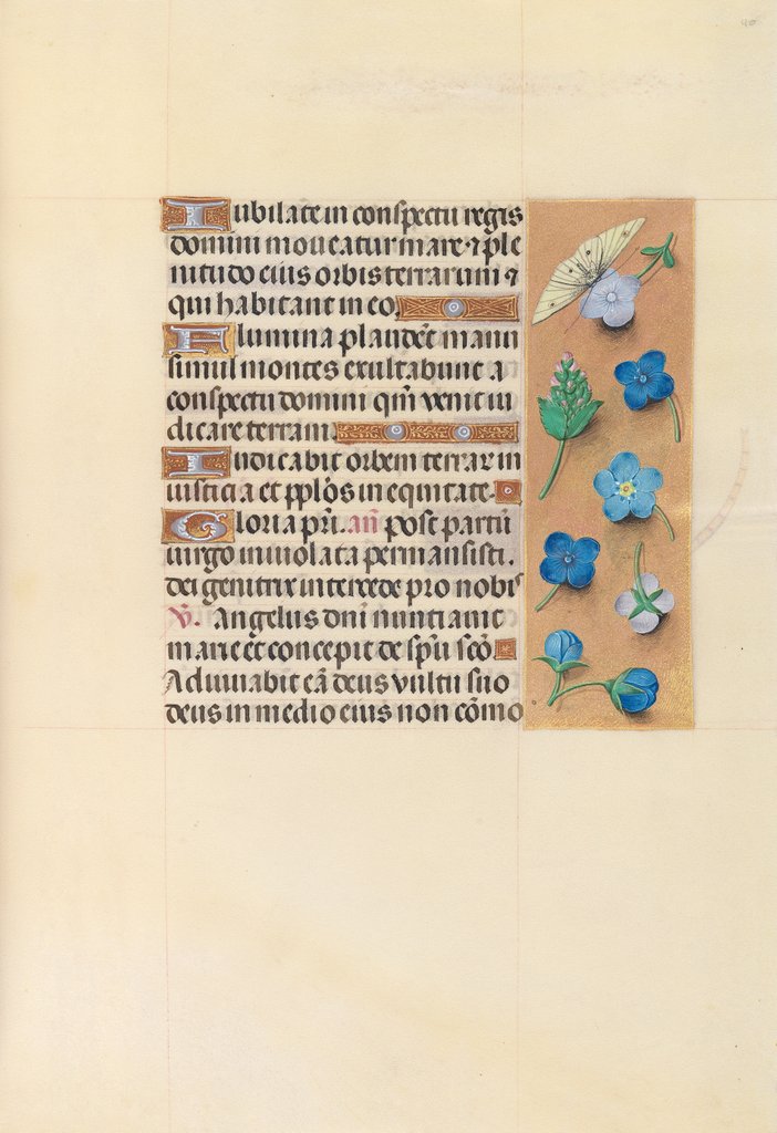 Detail of Hours of Queen Isabella the Catholic, Queen of Spain: Fol. 110r, c. 1500 by Master of the First Prayerbook of Maximillian
