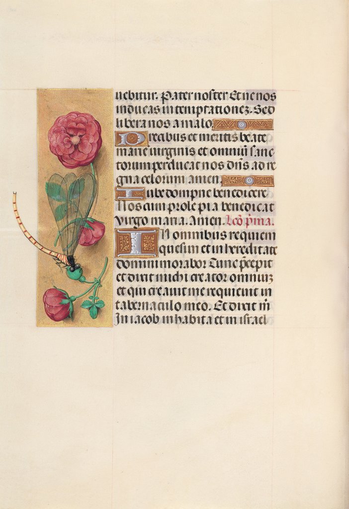Detail of Hours of Queen Isabella the Catholic, Queen of Spain: Fol. 110v, c. 1500 by Master of the First Prayerbook of Maximillian