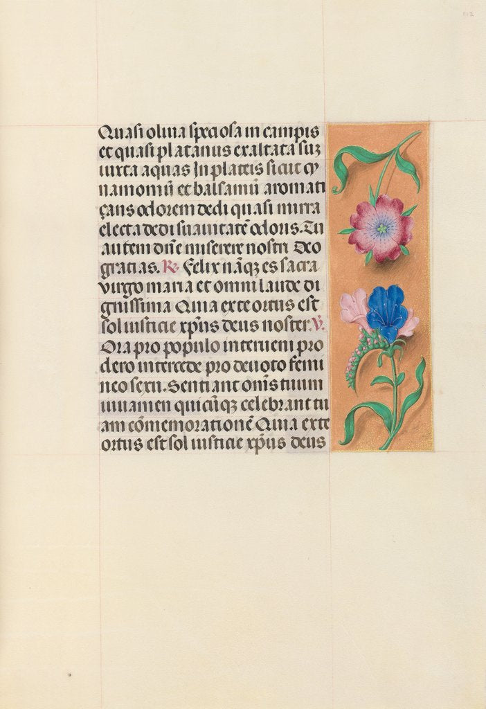 Detail of Hours of Queen Isabella the Catholic, Queen of Spain: Fol. 112r, c. 1500 by Master of the First Prayerbook of Maximillian