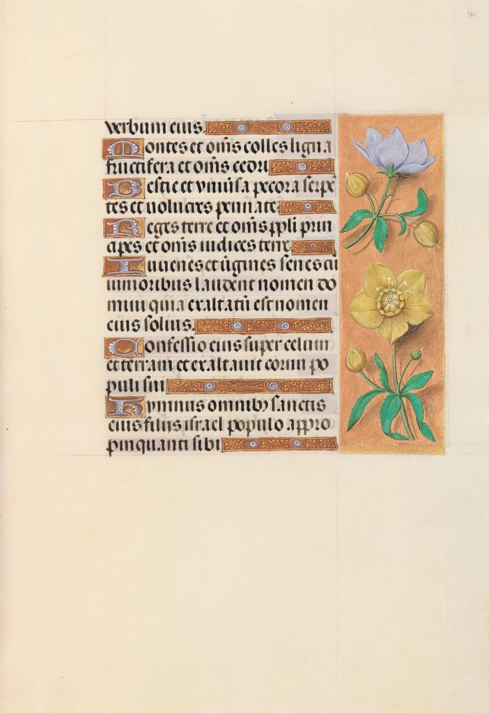 Detail of Hours of Queen Isabella the Catholic, Queen of Spain: Fol. 121r, c. 1500 by Master of the First Prayerbook of Maximillian