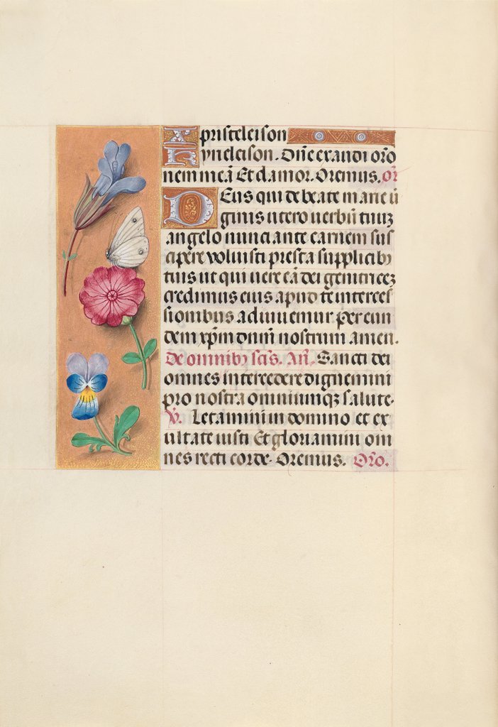 Detail of Hours of Queen Isabella the Catholic, Queen of Spain: Fol. 124v, c. 1500 by Master of the First Prayerbook of Maximillian