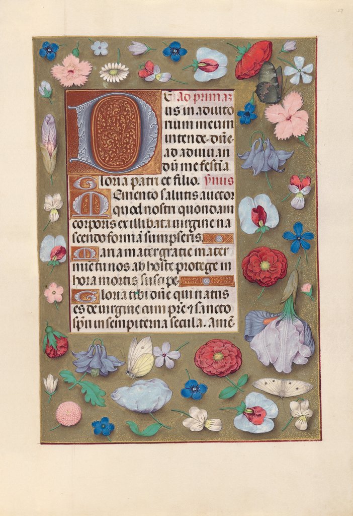 Detail of Hours of Queen Isabella the Catholic, Queen of Spain: Fol. 127r, c. 1500 by Master of the First Prayerbook of Maximillian