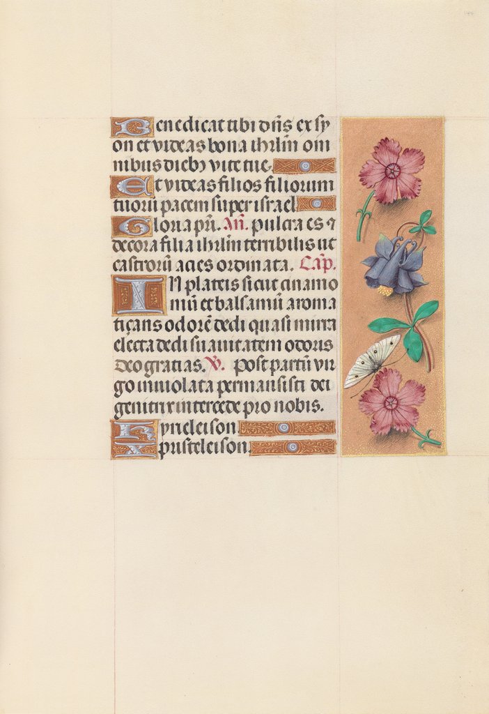 Detail of Hours of Queen Isabella the Catholic, Queen of Spain: Fol. 144r, c. 1500 by Master of the First Prayerbook of Maximillian