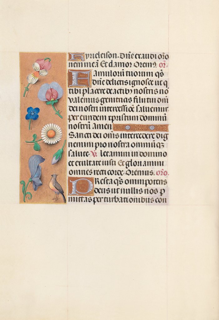 Detail of Hours of Queen Isabella the Catholic, Queen of Spain: Fol. 144v, c. 1500 by Master of the First Prayerbook of Maximillian