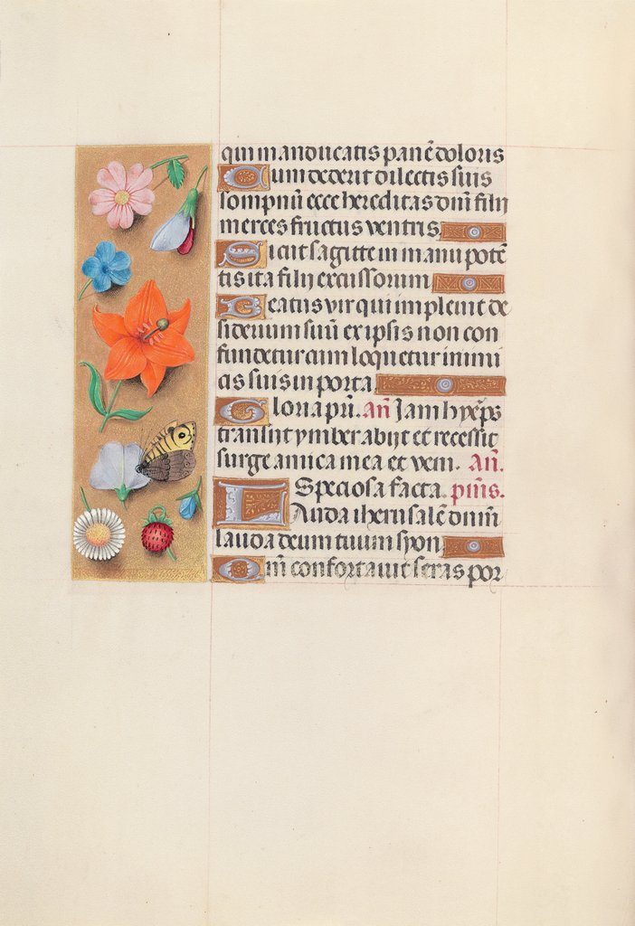 Detail of Hours of Queen Isabella the Catholic, Queen of Spain: Fol. 149v, c. 1500 by Master of the First Prayerbook of Maximillian