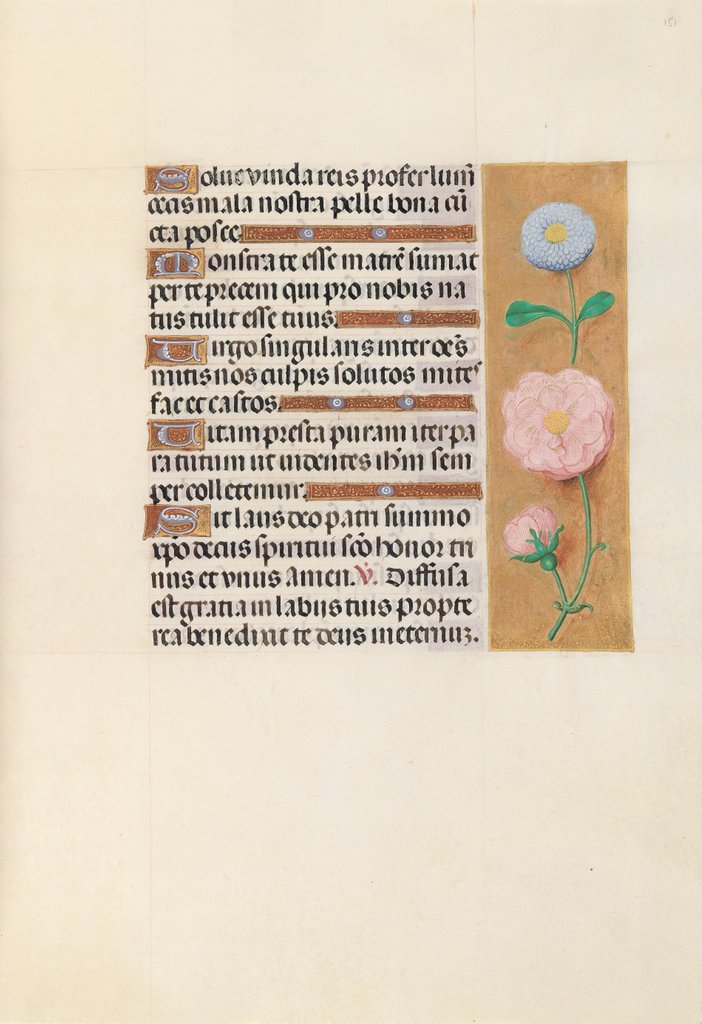 Detail of Hours of Queen Isabella the Catholic, Queen of Spain: Fol. 151r, c. 1500 by Master of the First Prayerbook of Maximillian