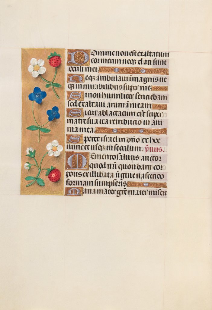 Detail of Hours of Queen Isabella the Catholic, Queen of Spain: Fol. 156v, c. 1500 by Master of the First Prayerbook of Maximillian