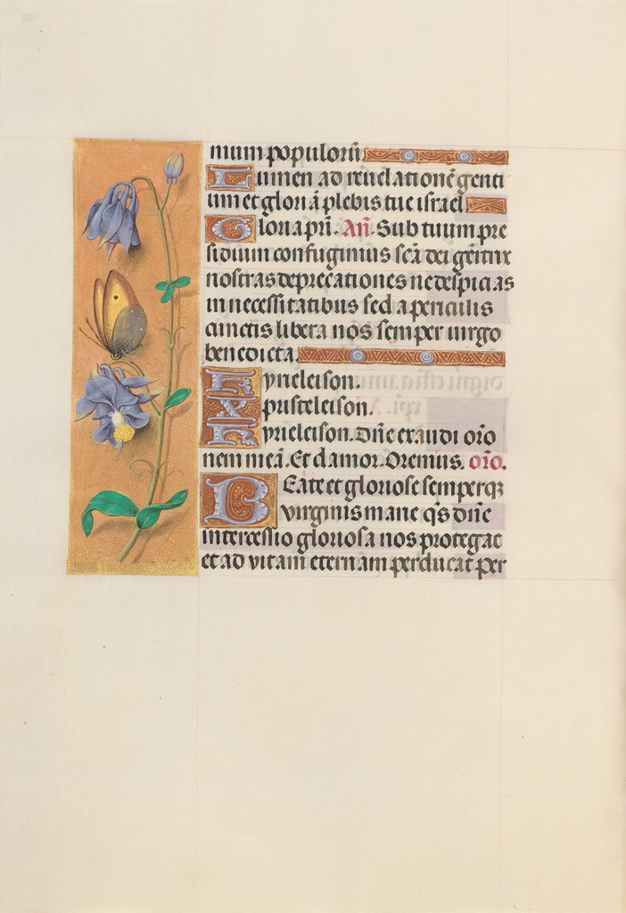 Detail of Hours of Queen Isabella the Catholic, Queen of Spain: Fol. 157v, c. 1500 by Master of the First Prayerbook of Maximillian