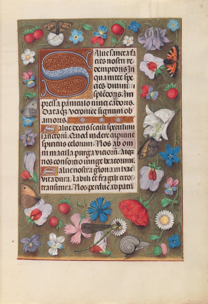 Detail of Hours of Queen Isabella the Catholic, Queen of Spain: Fol. 15r, c. 1500 by Master of the First Prayerbook of Maximillian