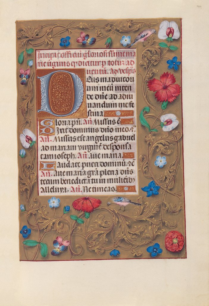 Detail of Hours of Queen Isabella the Catholic, Queen of Spain: Fol. 160r, c. 1500 by Master of the First Prayerbook of Maximillian