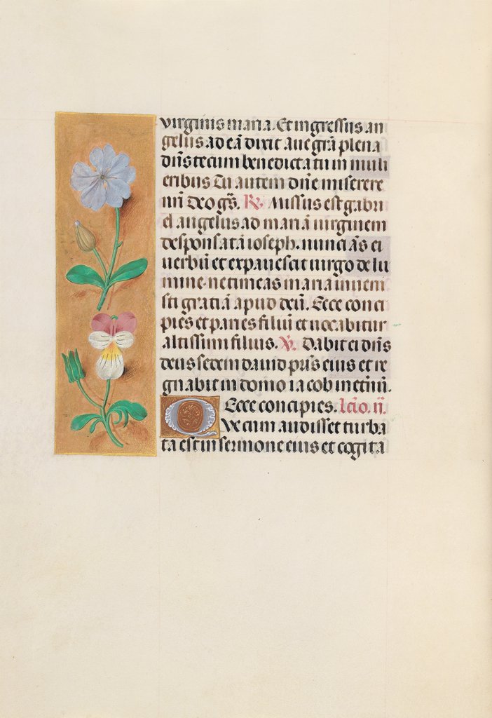 Detail of Hours of Queen Isabella the Catholic, Queen of Spain: Fol. 162v, c. 1500 by Master of the First Prayerbook of Maximillian