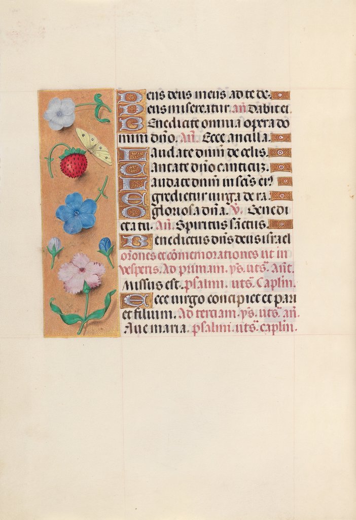Detail of Hours of Queen Isabella the Catholic, Queen of Spain: Fol. 164v, c. 1500 by Master of the First Prayerbook of Maximillian