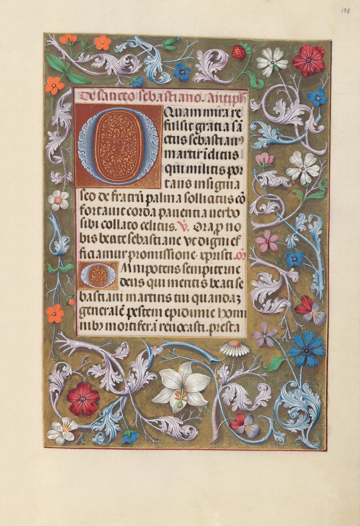 Detail of Hours of Queen Isabella the Catholic, Queen of Spain: Fol. 178r, c. 1500 by Master of the First Prayerbook of Maximillian